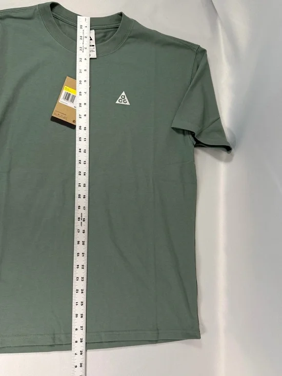 Nike ACG Men's Sage Green Short Sleeve Logo Tee - Picture 6 of 8